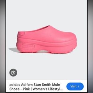 adidas Adifom Stan Smith Mule Shoes Pink